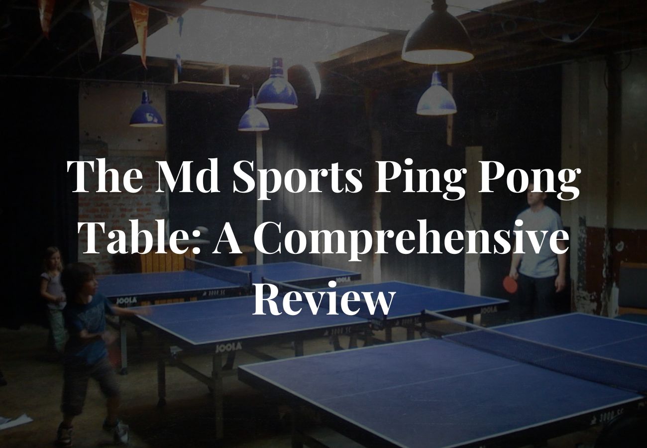 md sports ping pong table